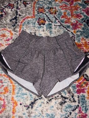 Women's Heather Gray Athletic Shorts